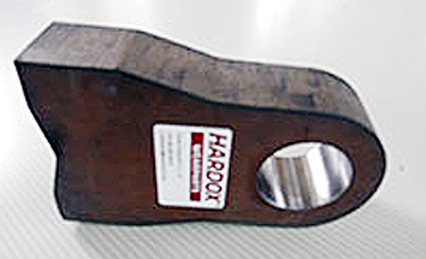 HARDOX550 溶断と機械加工